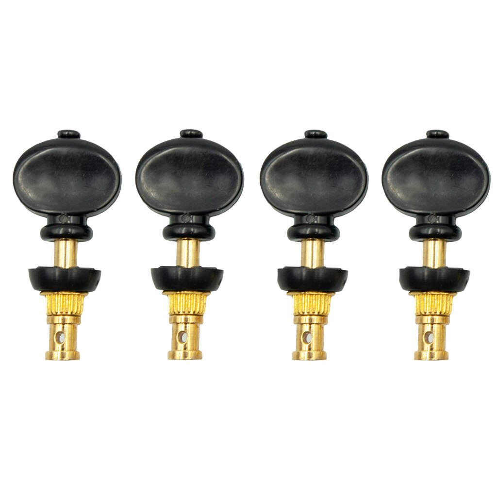Ukulele Tuning Pegs Machine Heads Tuners Keys Guitar Parts Black Friction