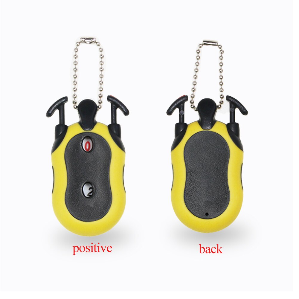 1Pcs Handige Mini Golf Stroke Shot Put Score Counter Tally Keeper Met Sleutelhanger