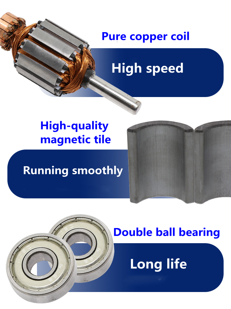 DC 12V 3500rpm/24V 7000rpm high speed DC 30W Miniature adjustable speed motor Can CW CCW