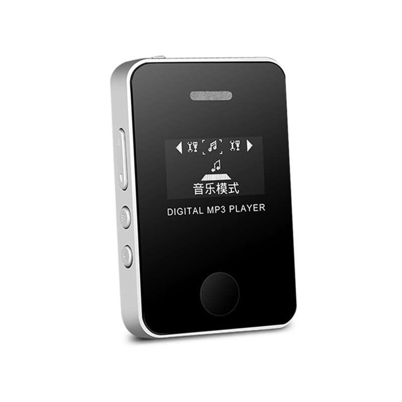 Reproductor MP3 con tarjeta de pantalla, Mp3 con Walkman de altavoz externo, reproductor multimedia de música, pantalla LCD: Default Title