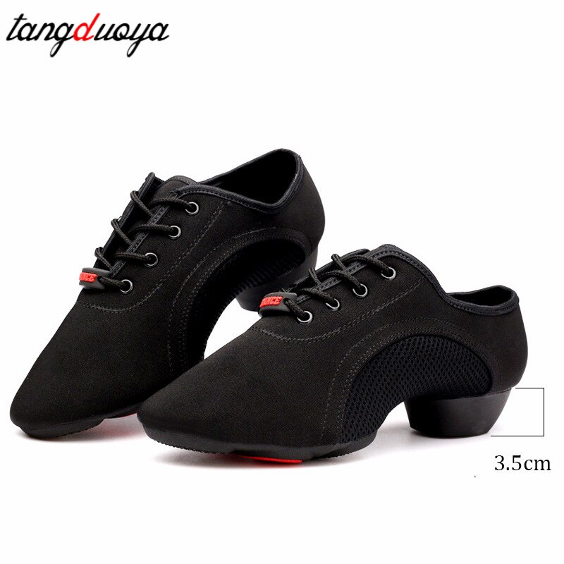 Zapatillas de baile de Interior para mujer, zapatos de baile de salón al aire libre, zapatos de baile latino modernos para salsa, oxford
