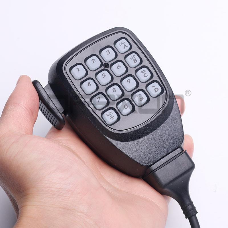 KMC-32 Speaker Microphone Mic PTT with Keyboard Crystal 8 Pin for Kenwood Car Radio TM281 TM481 TM471 TM271 TK868G TK8108 TK768G