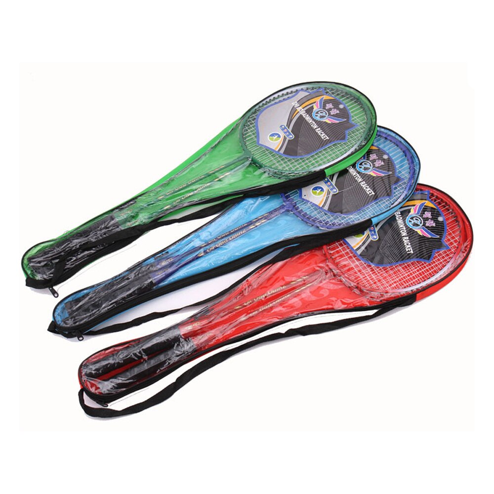 Professionelle Badminton Schläger Bespannen Schläger beleidigend Einzigen Schläger Schläger 2PC Badminton Badminton Schläger Tasche einstellen
