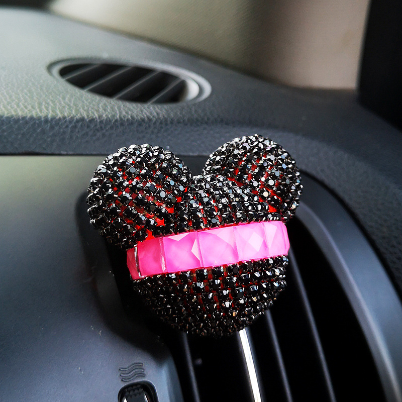 Decoraciones de coche, Clip de salida de aire de dibujos animados lindo Clip de salida de tablero de aire decoración Interior de coche encanto accesorios interiores de coche