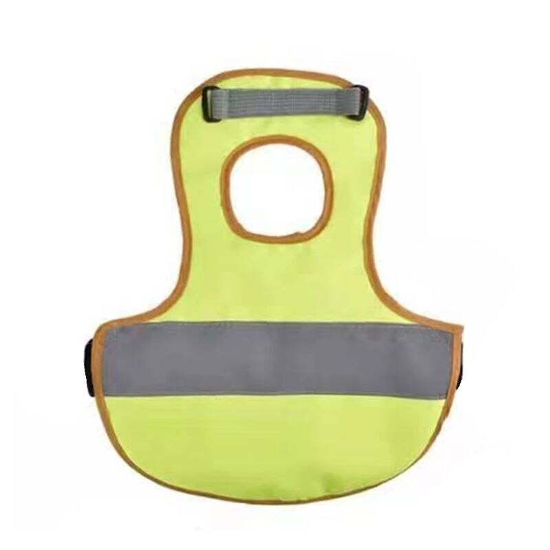 Chicken Harness Reflective Vests Hen with Matching Belt Comfortable Breathable: green