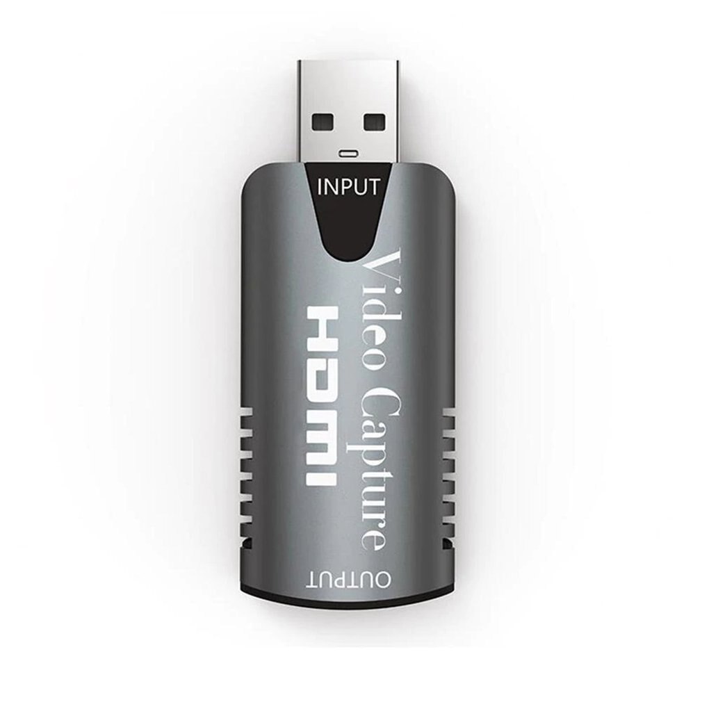 Tarjeta de captura de vídeo HDMI a USB 2,0, grabadora HD de 1080P, versión de enfriamiento de retransmisión en vivo, Plug and Play