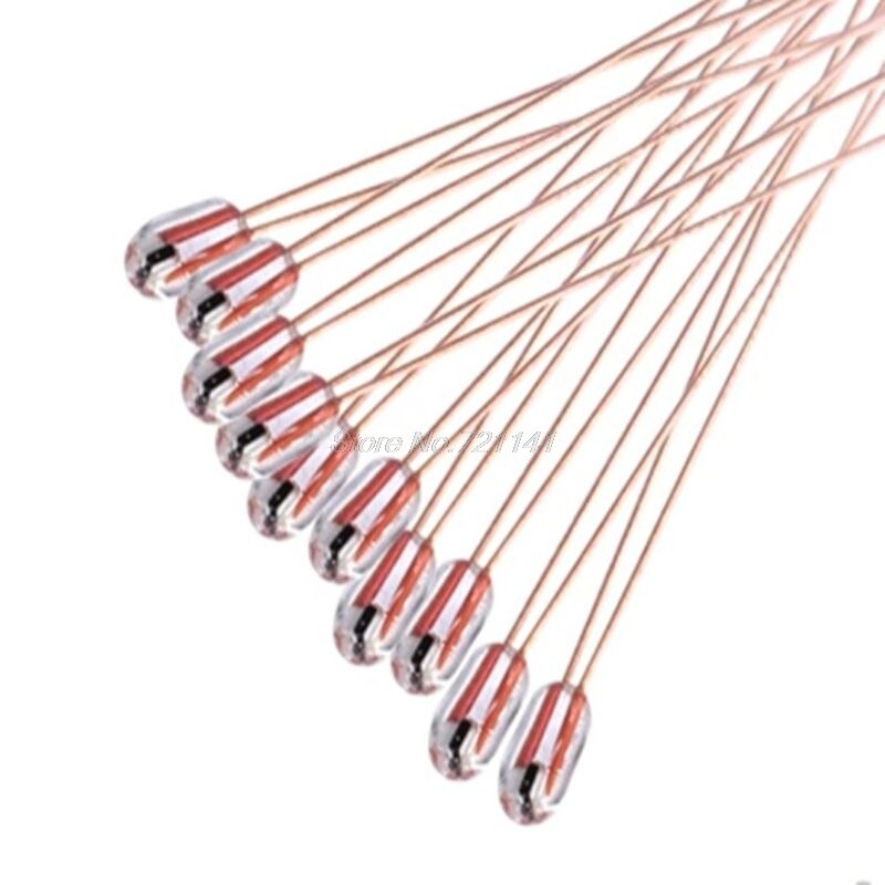 10 Stuks 3d Printer 100k Ohm Ntc Thermistor Temp Sensor Vervanging Gemakkelijk Te Gebruiken