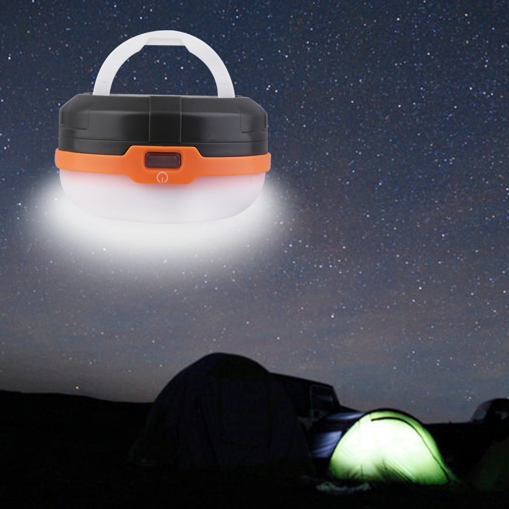 1pc 3 led kannettava teltta lyhty valo lamppu retkeily vaellus kalastus ulkoilu