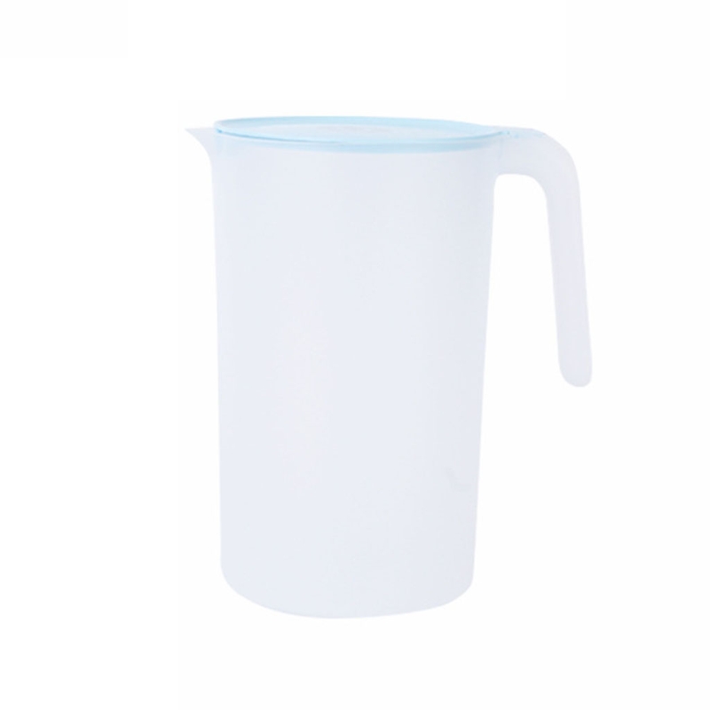 Pichet en plastique incassable D08D, résistant à la chaleur, idéal pour les boissons glacées et chaudes, Carafes écologiques, mélange de boissons, pichet à eau