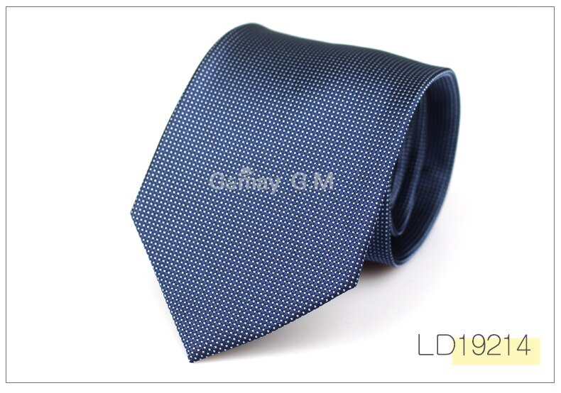 Männer Krawatten für Geschäft Formale Hochzeit Krawatte für Männer 8cm Streifen Punkte Krawatte Anzüge Krawatte Jacquard Krawatte: LD19214