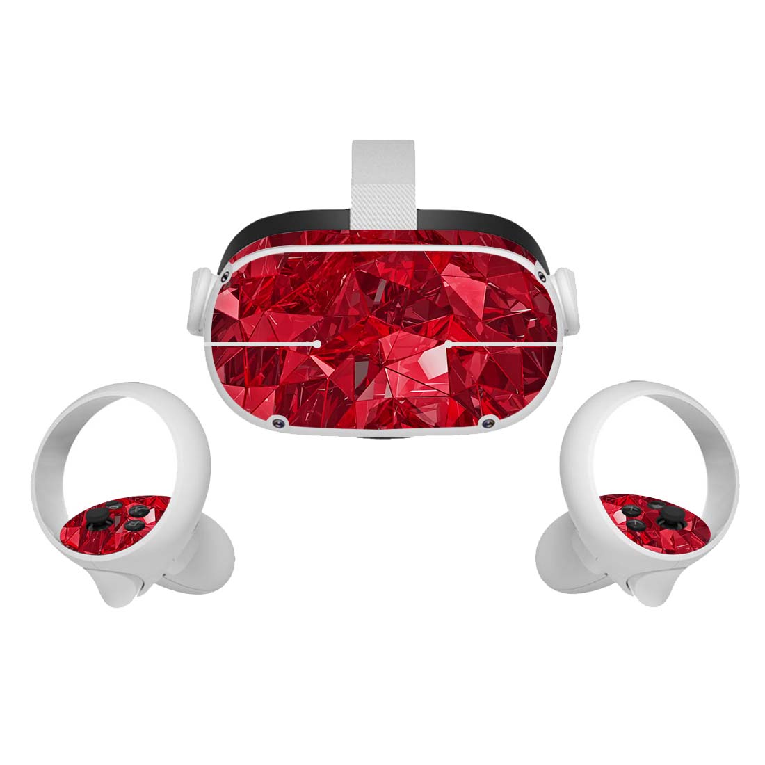 Vr Headset Pvc Skin Stickers Voor Oculus Quest 2 Virtual Reality Cartoon Protetcive Sticker Decals Voor Quest2 Controller Onderdelen: 043