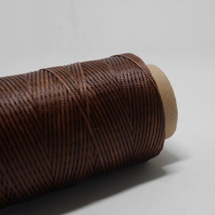 Uitstekende 1mm Polyester Lederen Gewaxt Draad voor Gevlochten Naaien Meest Populaire 6 kleuren voor DIY Hand Werk: Coffee 6765