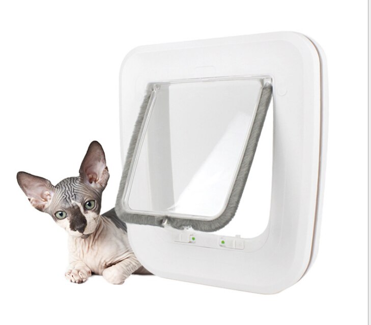 chien chat rabat porte aimant rabat porte chien chats chaton ABS plastique petit Kit porte pour animaux de compagnie chat chiens rabat portes produit pour animaux de compagnie HWC