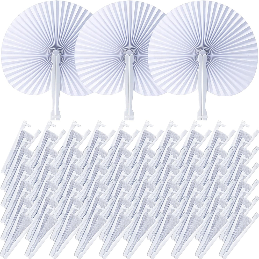 12pçs leques de papel redondos em forma de pêssego branco para crianças, presentes de aniversário, festa de casamento, lembranças, presentes de dama de honra, decoração de casa: YELLOW