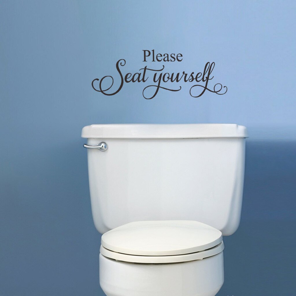 Bathroom Wall Stickers Home Decoration Characters Wall Decals Toilet Sticker Decorative Home Decor Removable Wall Art Mural