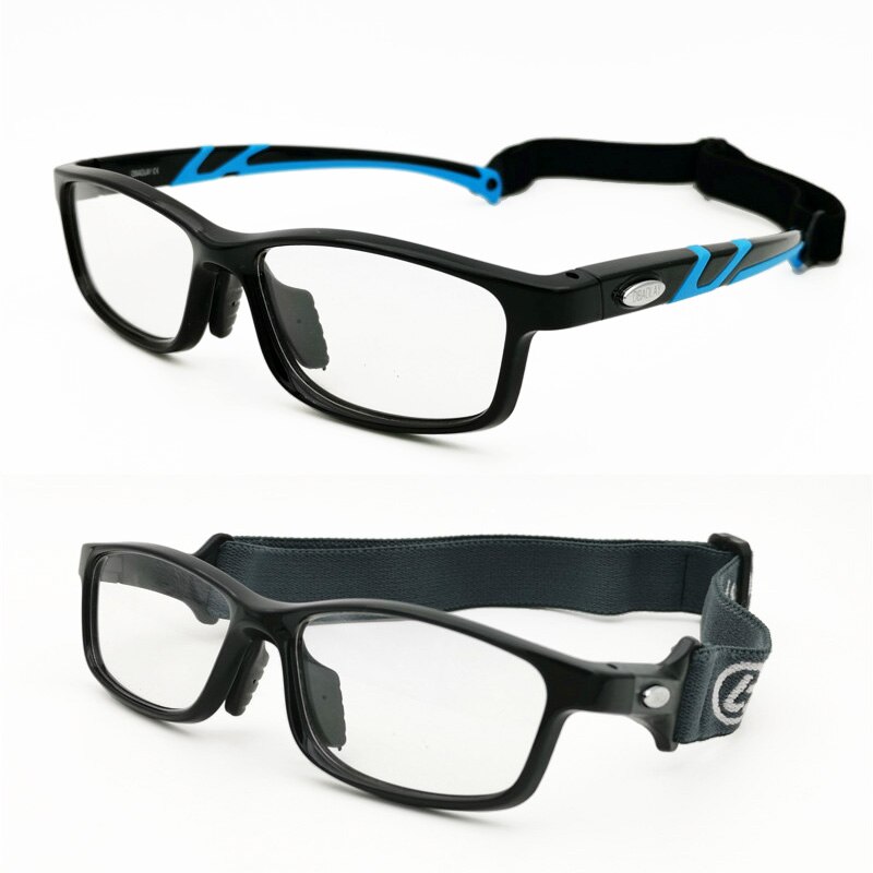 Double Temple 2 élastique sangle lunettes sport lunettes Football carré modifiable cadre optique SL021