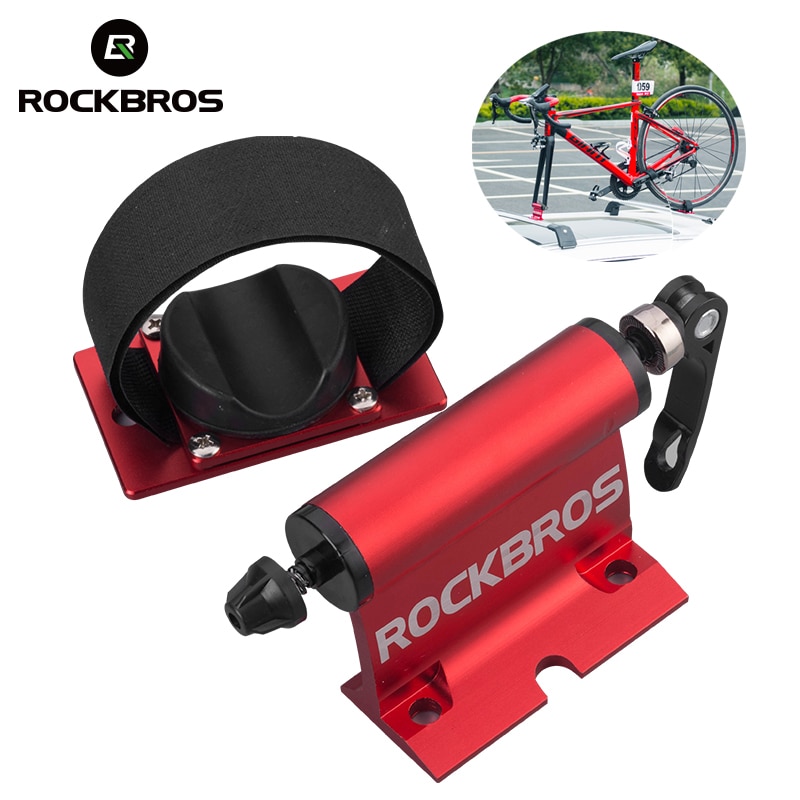 Rockbros Fiets Auto Rack Drager Quick-Release Legering Vork Fiets Blok Mount Rack Voor Mtb Racefiets Fiets accessoires