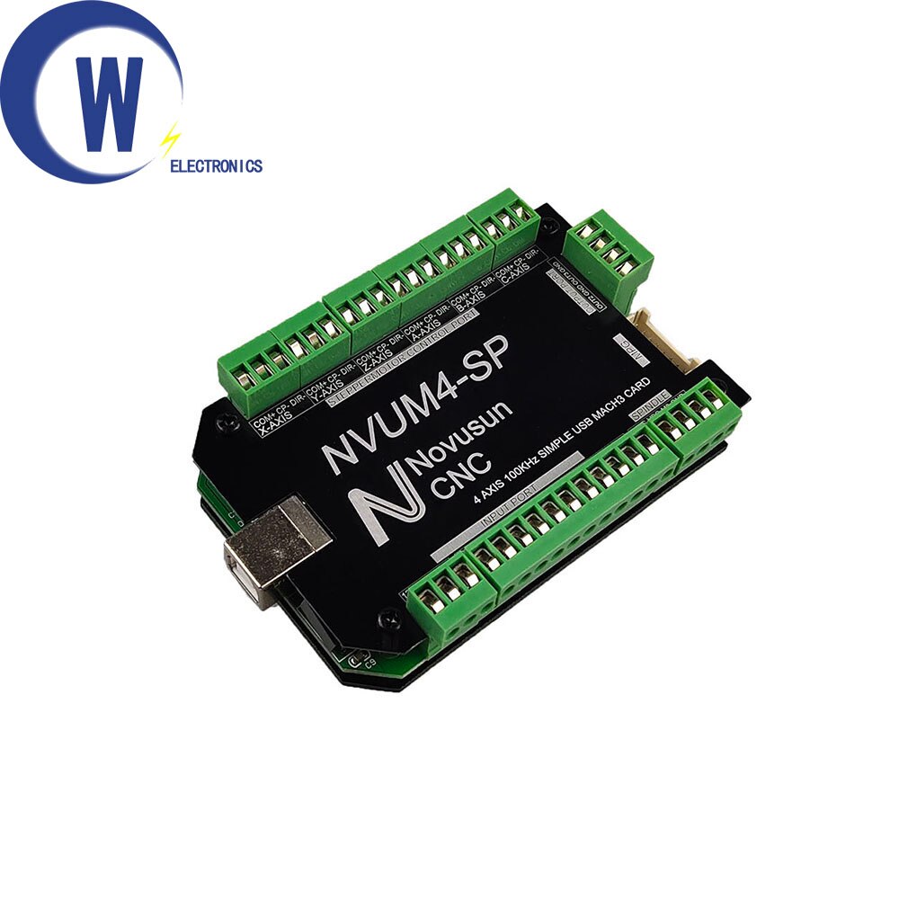 NVUM-SP de interfaz USB Mach3, controlador de movimiento CNC Nvcm, 3 ejes, 4 ejes, 5 ejes, 6 ejes, CNC, Tarjeta de Control de movimiento, carcasa de Metal