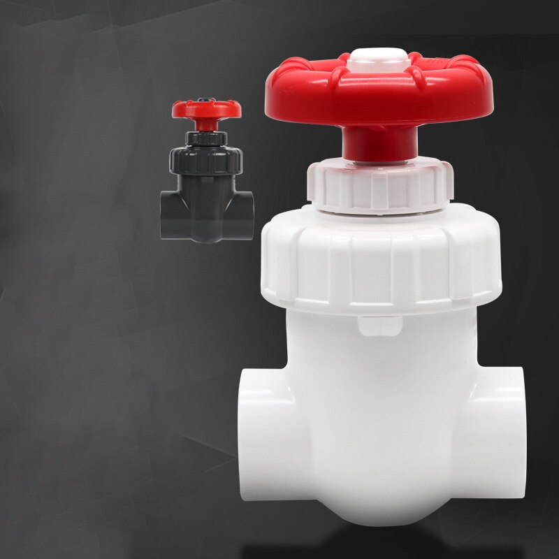 UPVC gate valve plastic valve PVC gate valve flow control valve precision regulating valve handwheel switch valve 1Pcs