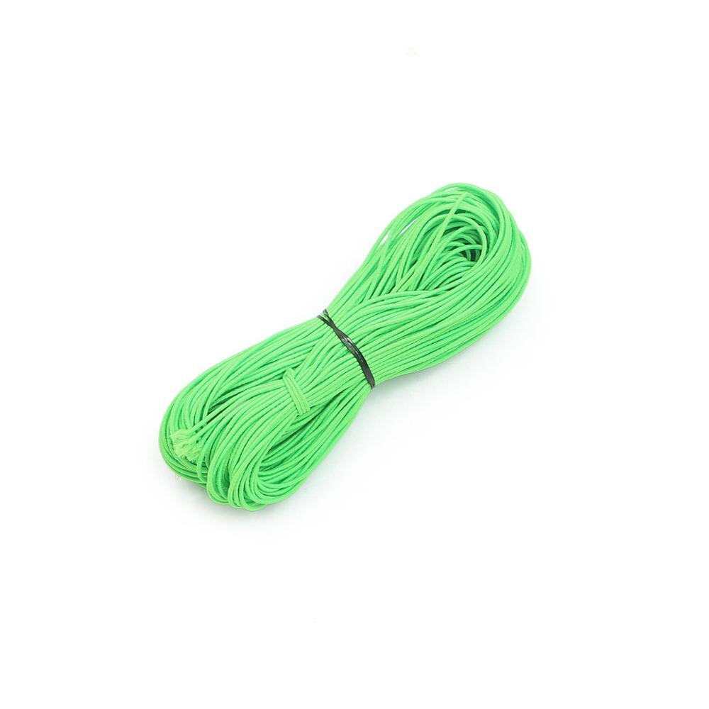25m/ zakjes 1mm rubberen elastische band rekkoord kralen touw riem touw kralen draad diy naaien kledingstuk riem knutselen armband: Heldergroen