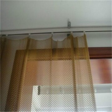 Fine Wire Decorative Aluminum Alloy 2mm Metal Coil Curtain