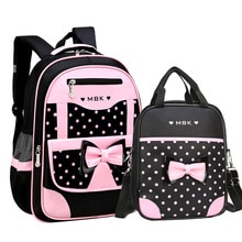 Children School Bags Girls Backpack Kids dot printing Backpacks set Schoolbag Waterproof Primary School Backpack mochila escolar