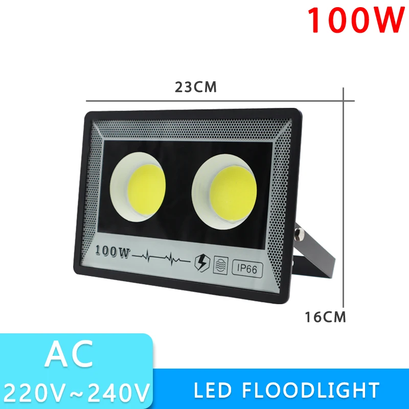 50/100/200/300/400/500w led-projektører,  ac 175-265v udendørs vægprojektører, spotlight,  ip66 vandtætte led-gadelamper: Foranderlig / 5600k