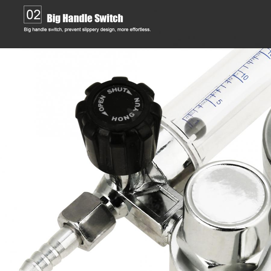 0-25MPa Argon Flow Meter Pressure Regulator Gauge For Weld Mig Tig Welding Vacuometro Digital Tyre Pressure Meter