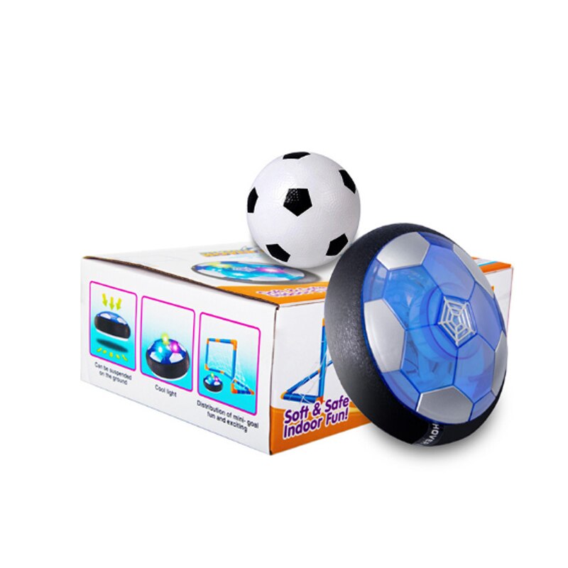 Børn elektrisk svæve fodbold bold genopladelig svæve fodbold børn indendørs flydende fodbold svæveflyvning legetøj med flere overflader