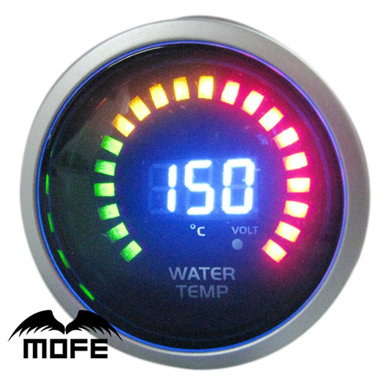 SPECIALE AANBIEDING 52mm 2 "20 LCD Digitale Water Temperatuurmeter Meter Met Stappenmotor + Temp Sensor