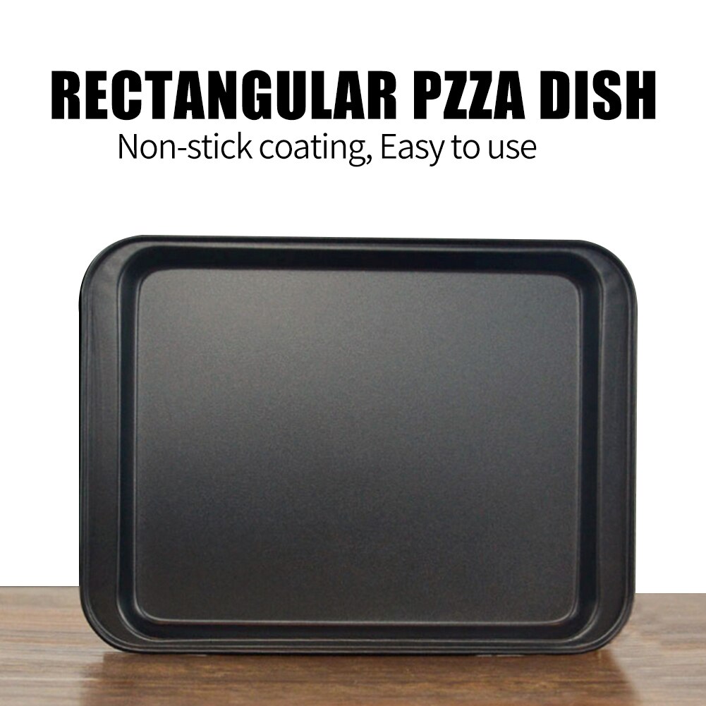 Rectangular Stainless Steel Non-stick Bread Cake Oven Baking Tray Kitchen Gadget