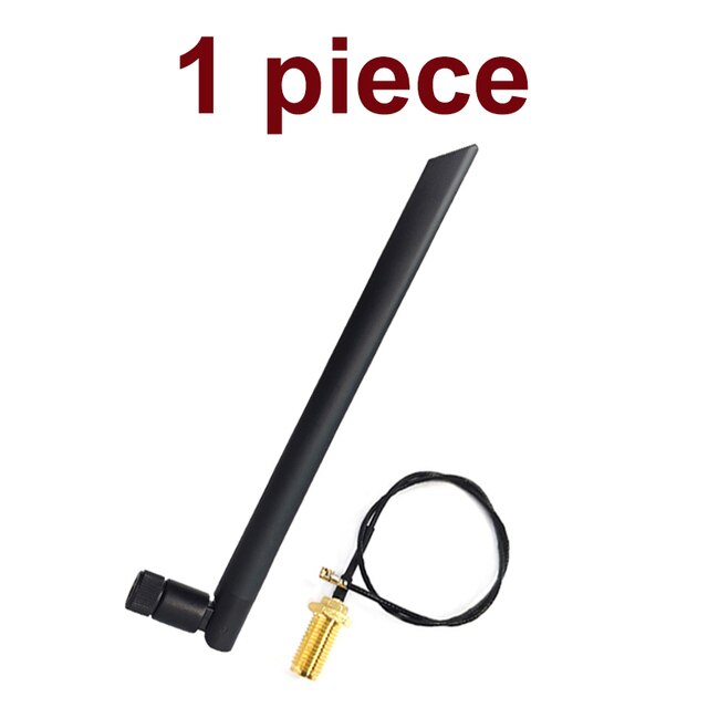 868MHz 915MHz Antenna lora pbx antena 5dbi RP-SMA Connector GSM 915 MHz 868 IOT antena antenne 21cm SMA Male /u.FL Pigtail Cable: 1 piece