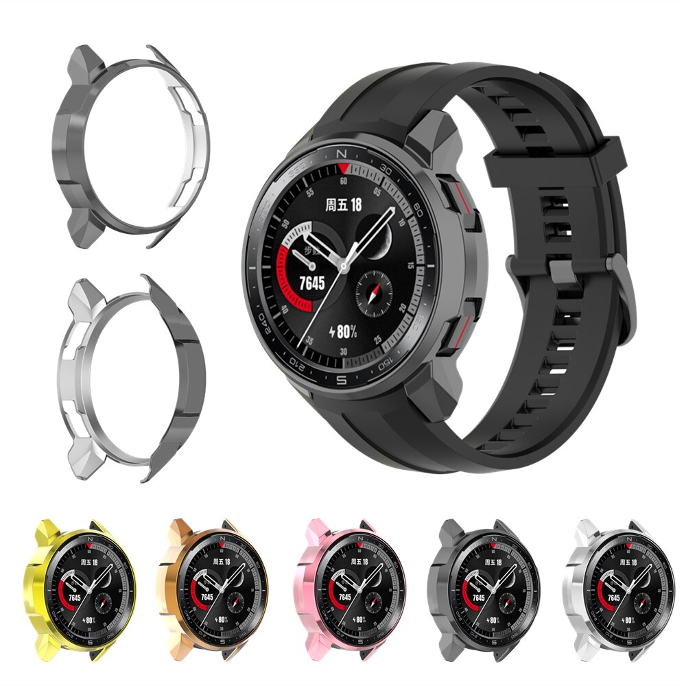 Für Huawei Honor Uhr GS Profi fallen Abdeckung Überzug Weiche TPU Schutz Stoßstange Für HONOR GS Profi Uhr Fälle Schutz rahmen Hülse