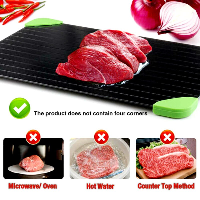 De Originele Snelle Ontdooien Lade non-stick Timing saving Hygiënisch