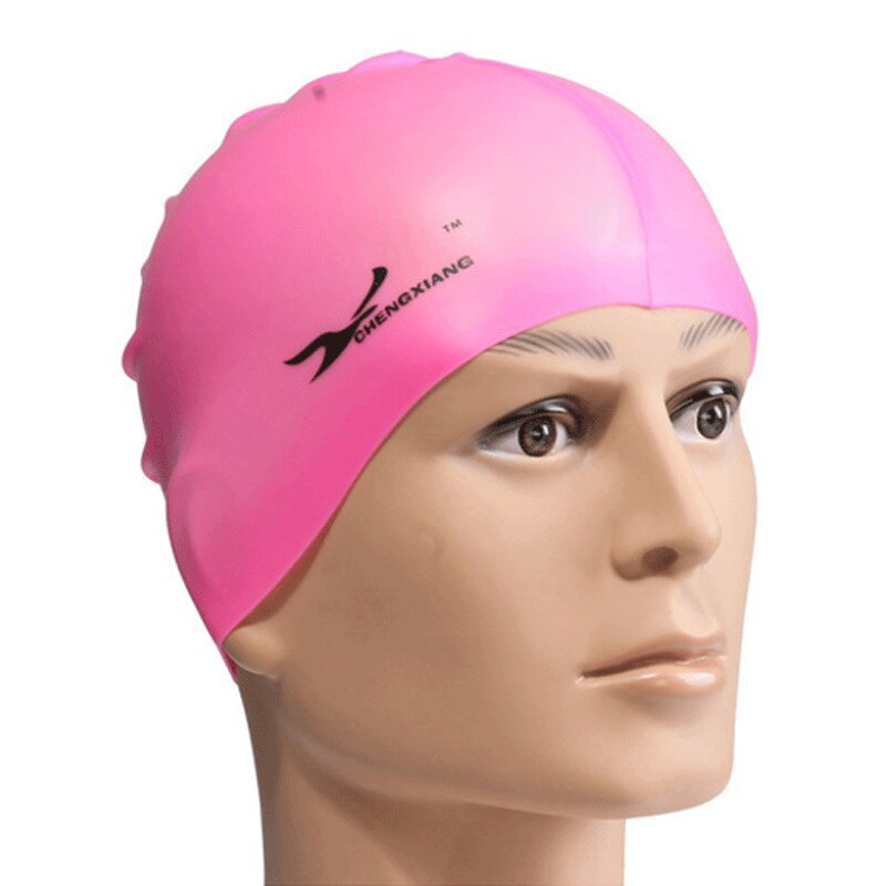 13 Styles Swimming Cap Waterproof Silicone Swim Pool Hat Adult Men Long Hair Women stretch Swimming Hats: A