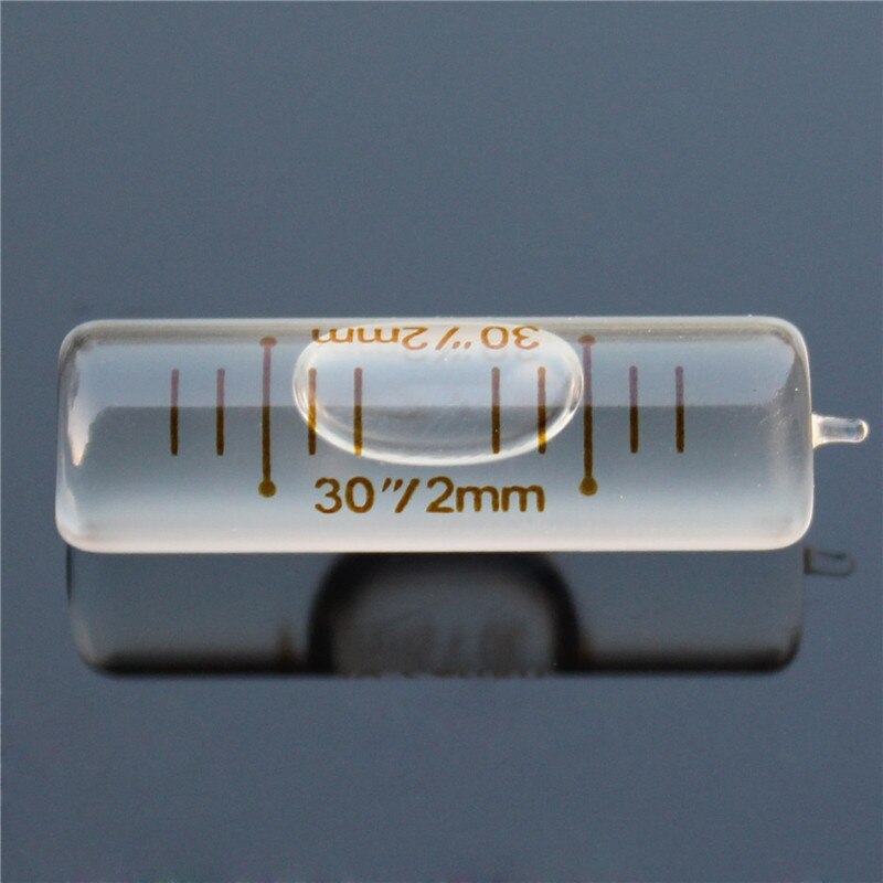 Glas horisontell pärla mini liten vattenpass hög precision nivå bubbla bärbar bubbelnivå diameter 10.5mm