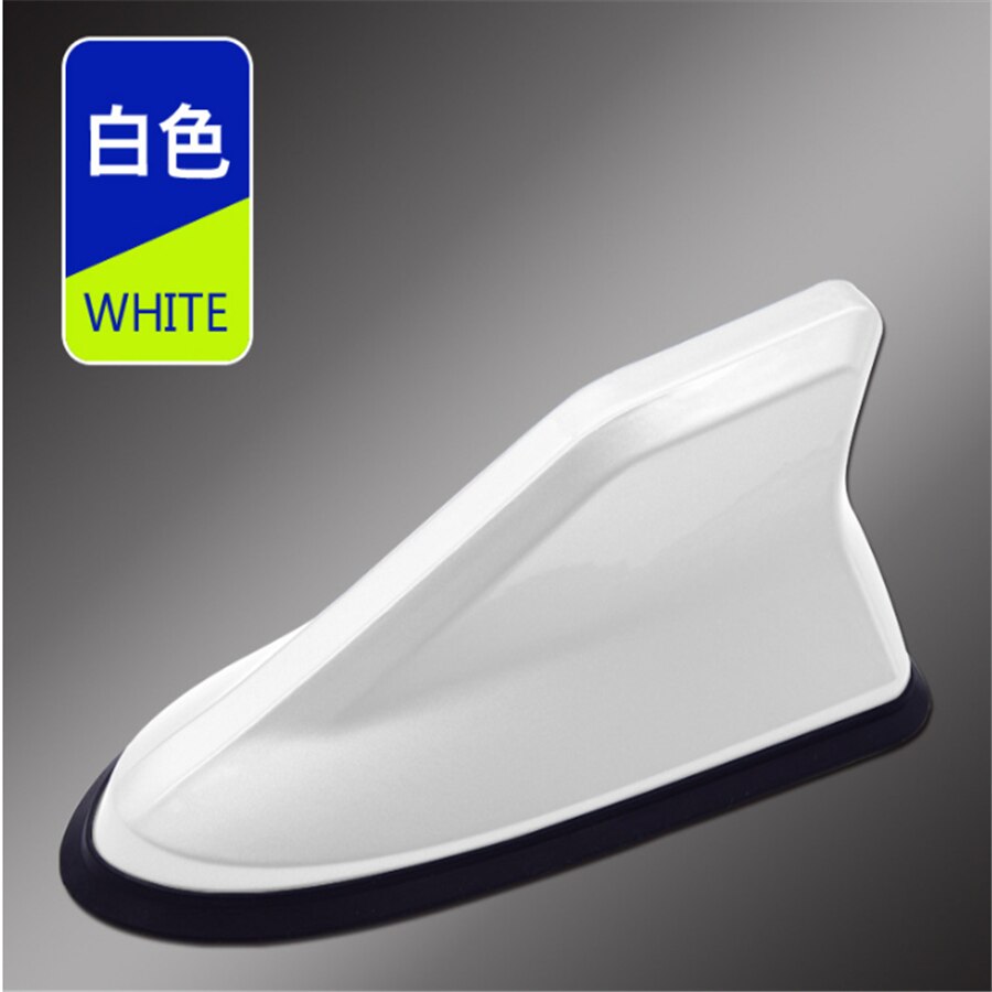 Universel Voiture Antenne Aileron De Requin pour BMW E46 E39 E90 E60 E36 F30 F10 E34 X5 E53 E30 F20 E92 E87 M3 M4 M5 X5 X6: WHITE