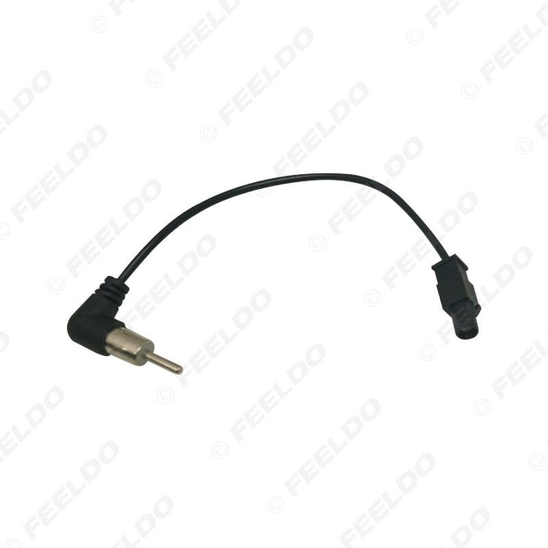 Feeldo bilradio lydinstallasjon fm/am antenneadapter for volkswagen/ford/gm/peugeot/renault stereo ledningskabel  #hq7148