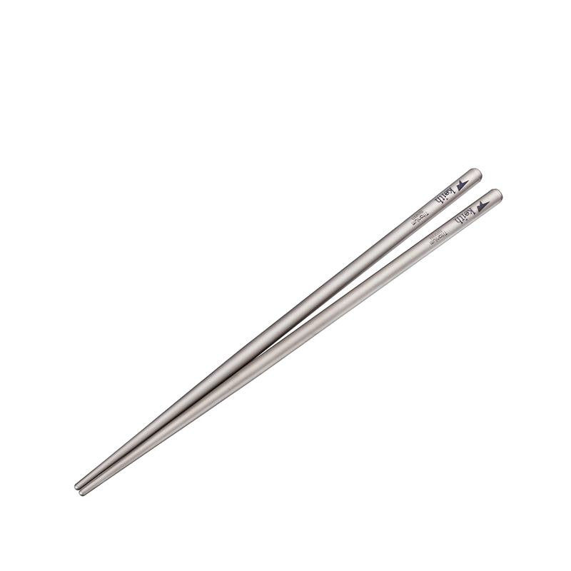 Keith Camping Tableware Pure Titanium Chopsticks Bacteriostatic Non-toxic Flatware Outdoor Hiking Picnic Backpack Cutlery