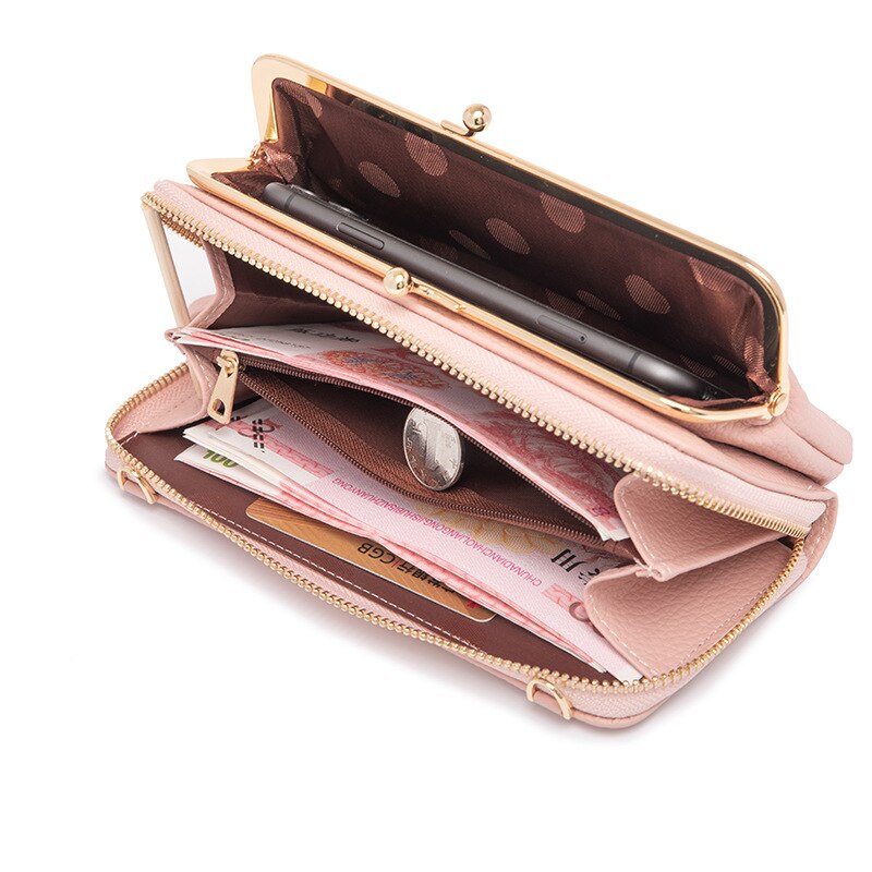Dames Messenger Bags Vrouwen Crossbody Schouder Portemonnee Kaarthouder Mobiele Telefoon Portemonnee Voor Vrouwelijke