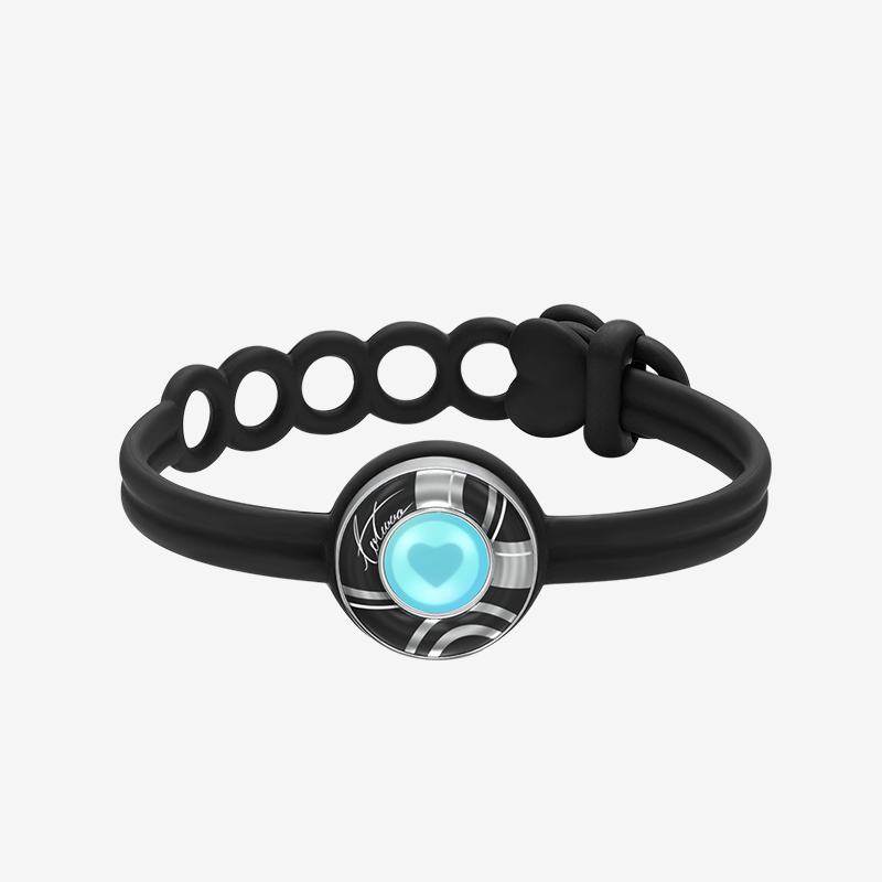 totwoo Candy Pulsera individual táctil de larga distancia, pulsera de banda colorida, vibración y luz para pulsera de parejas de amor: Estampado en caliente