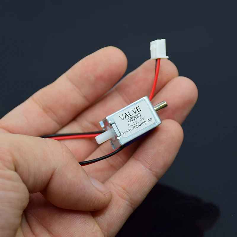 0520d mikro-elektromagnetventile,  dc 3v 4.5v 6v 12v 24v, normalerweise geschlossen (n/c), steuerventil für Gas- und luftstrom, Mini-entlüftungsventil