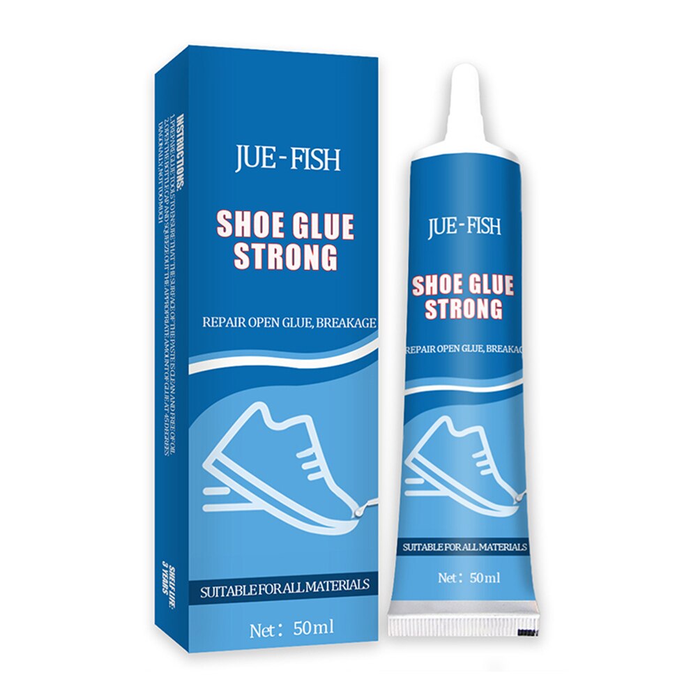 50ml Shoe Glue Strong Super Waterproof Sew Glue Liquid Leather Adhesive Universal Repair Shoes Fast Drying Adhesive Care Tool: A 50ml