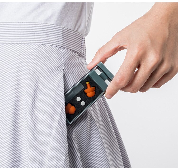 Slapen Oordopjes Blokkeren Geluid Soft Foam Oordopje Noise Verminderen Gehoorbescherming Oordopjes Anti-geluid Slaap Aids Tool geluiddichte