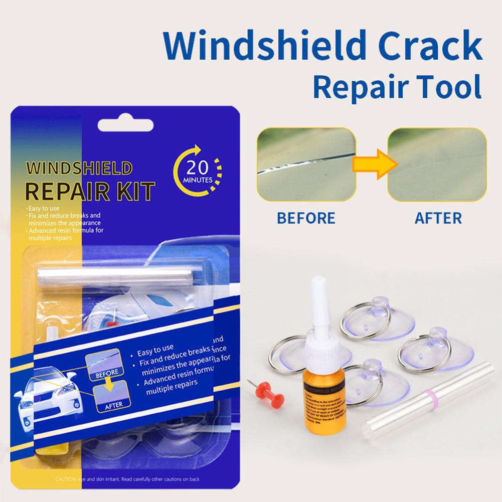 Diy Auto Voorruit Reparatie Kit Tool Glas Voorruit Herstellen Repareren Gereedschap Set Grote Chip Crack Reparatie Auto Venster Kit