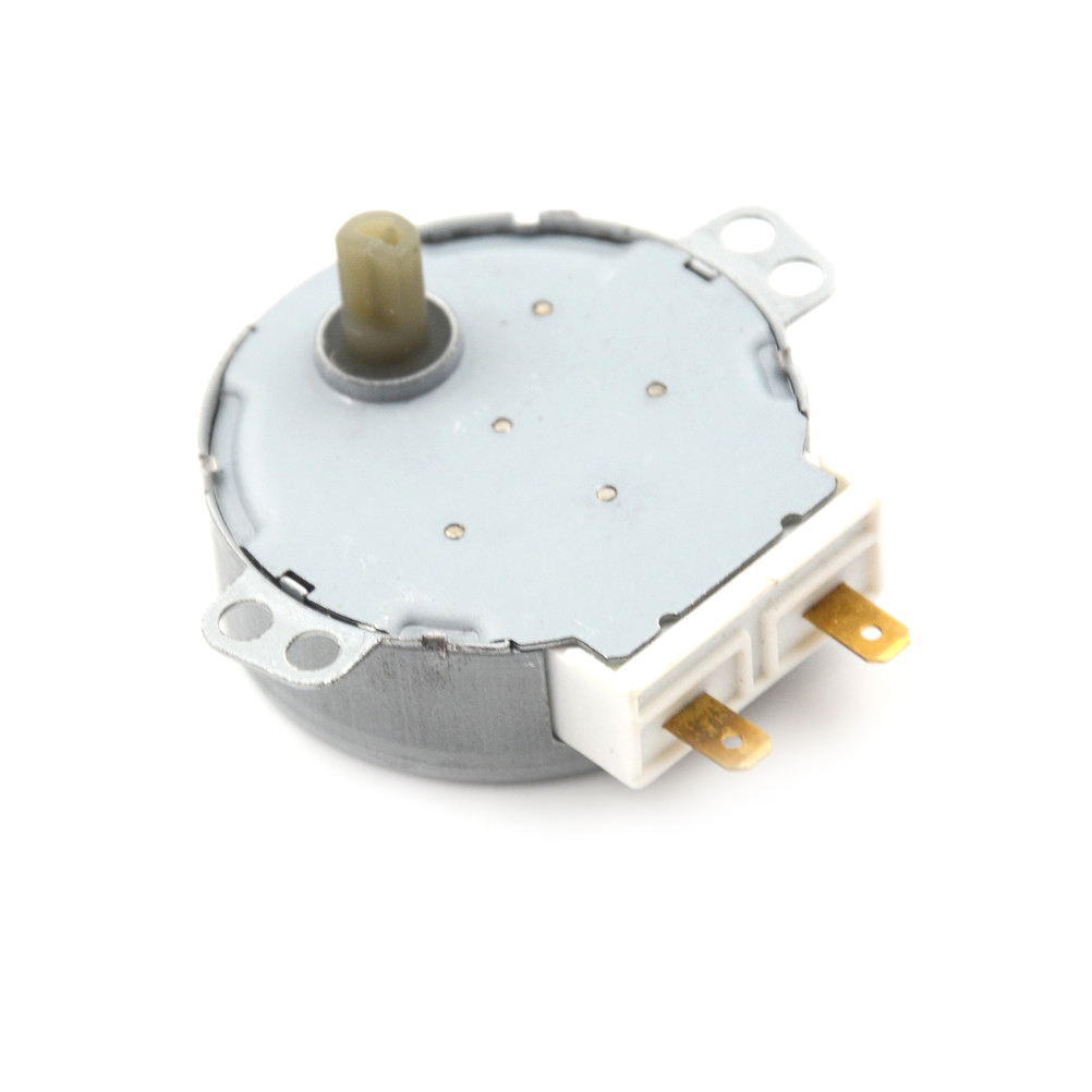 Ac 220-240v 4w 6 o / min mikrosynkronmotor til varmluftblåsere 50/60hz cw / ccw tyj 50-8 a 7 mikrobølgeovnsbrettmotor 48mm dia
