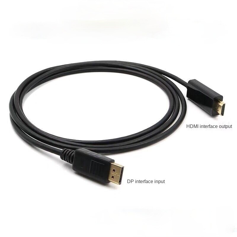 4K DisplayPort a HDMI compatible con Cable 1M 1,8 M 1080P @ 60Hz mostrar el puerto DP a HDMI compatible con Cable para computadora portátil y proyectores