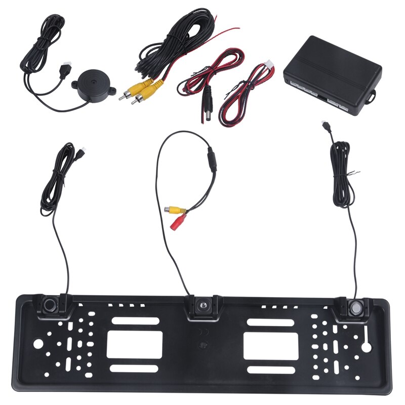 PZ600-L Europäische Lizenz Platte Parkplatz Sensor mit HD Rückansicht Kamera Freies Schiff