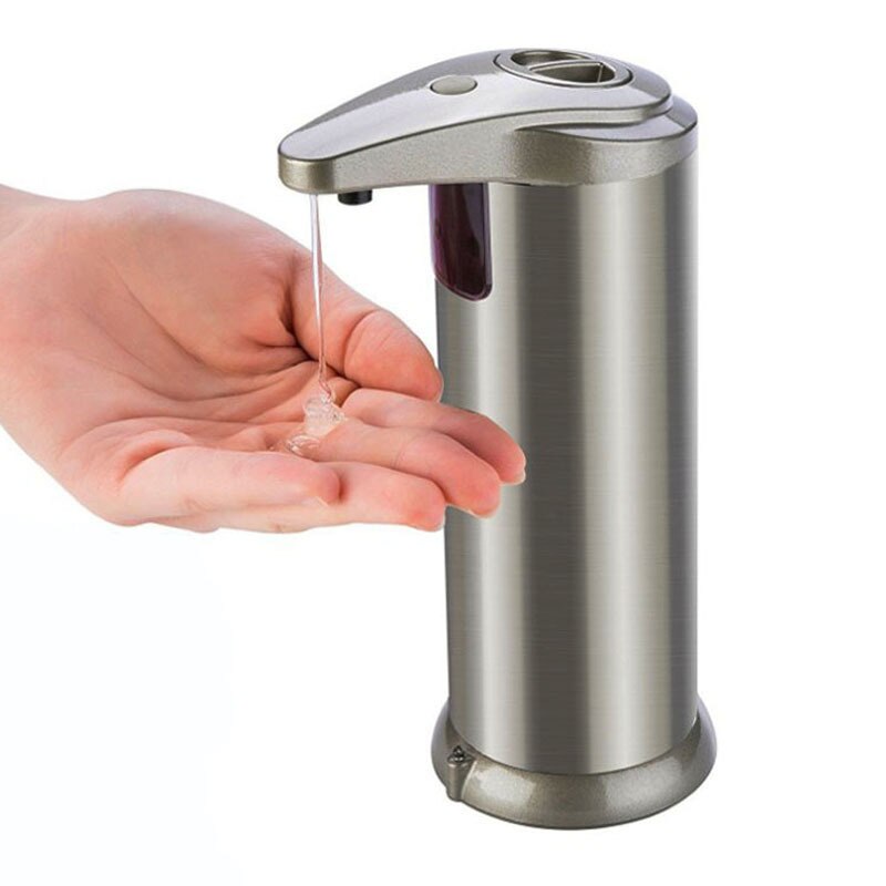 Dispensador automático de jabón de acero inoxidabl... – Grandado Dispensador automático de jabón de acero inoxidabl... – Grandado