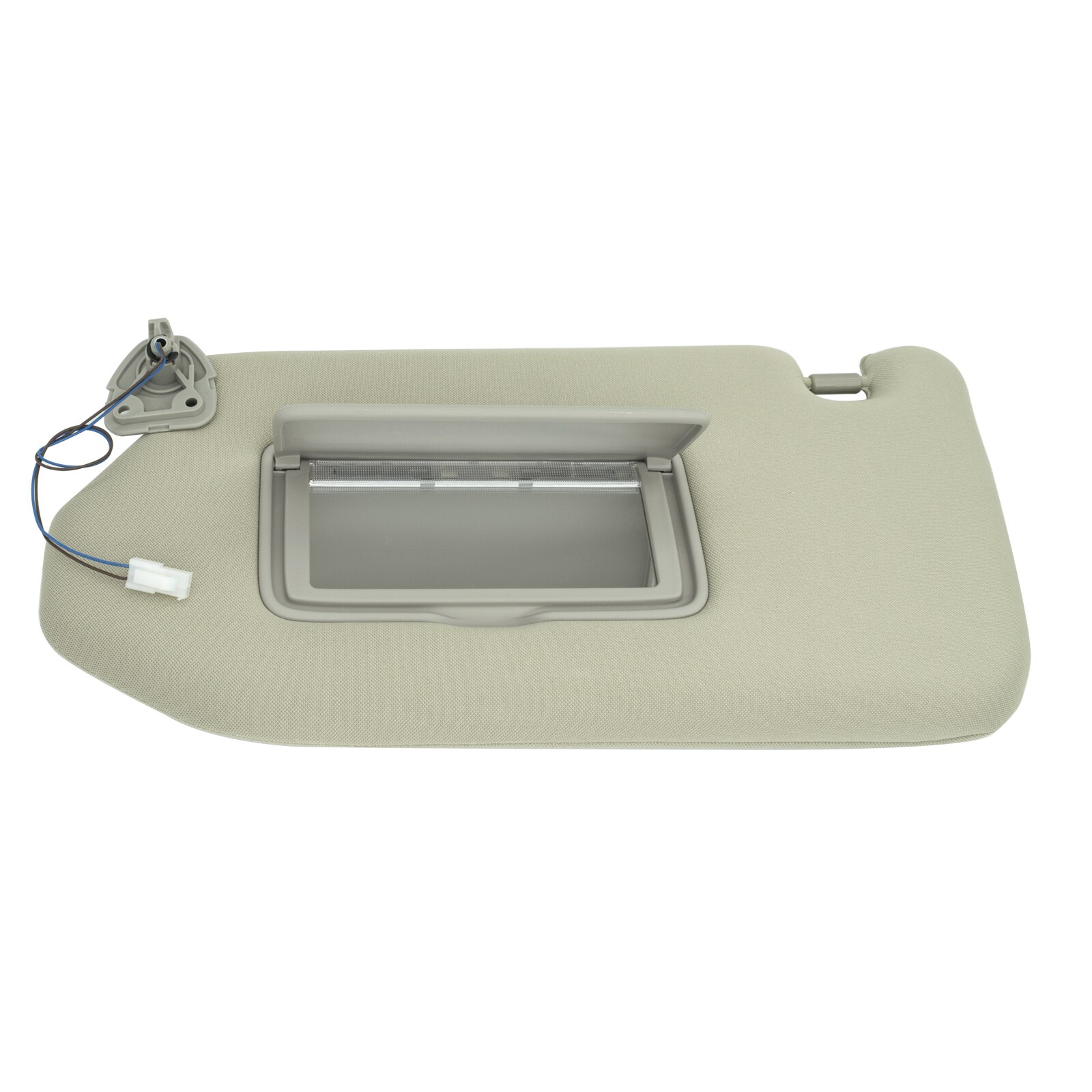 Left Side Sun Visor for Nissan Pathfinder Infiniti QX60 JX35 with Mirror & Lamp Vanity Light Beige